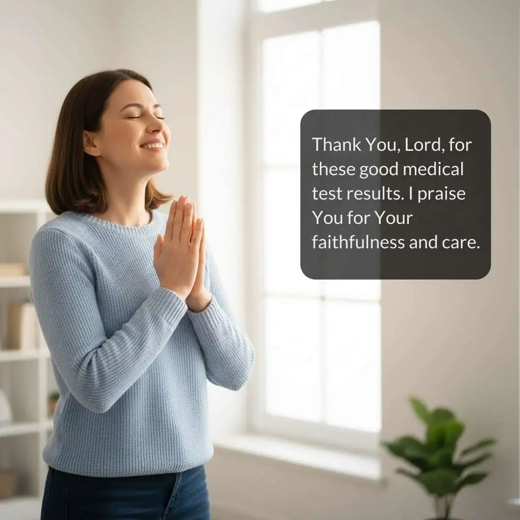 Prayer of Thanks for Good Medical Test Results