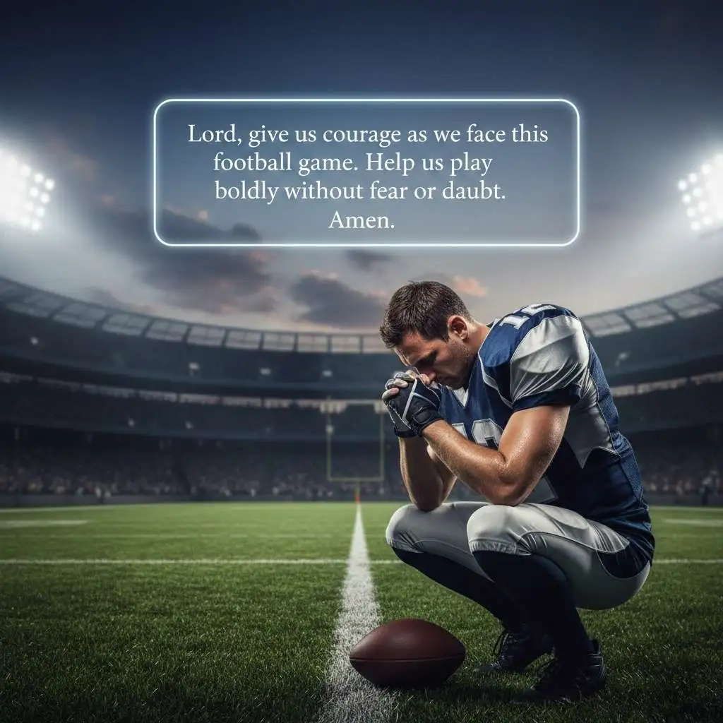 Football Prayer Before Game