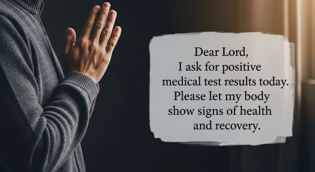 Prayer for Positive Medical Test Results