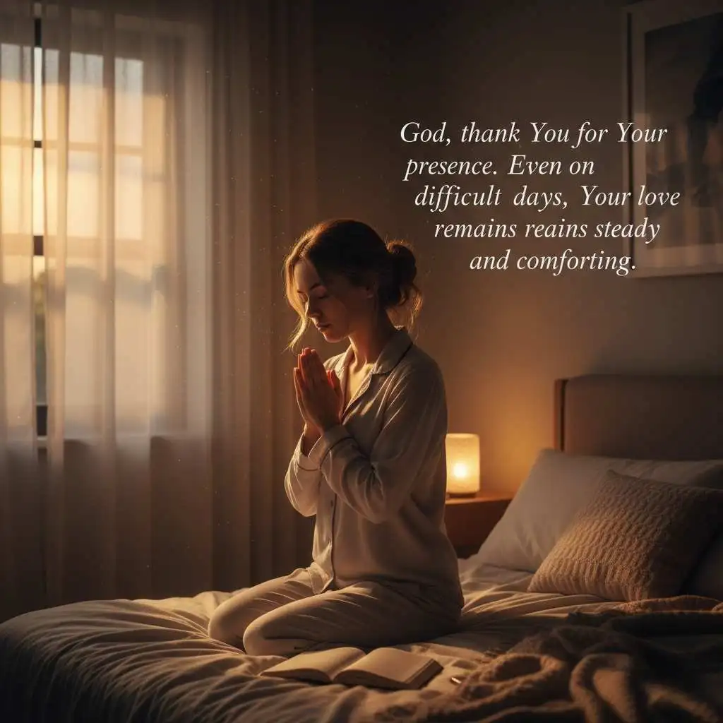 Thankful Prayer for Gratitude at Bedtime