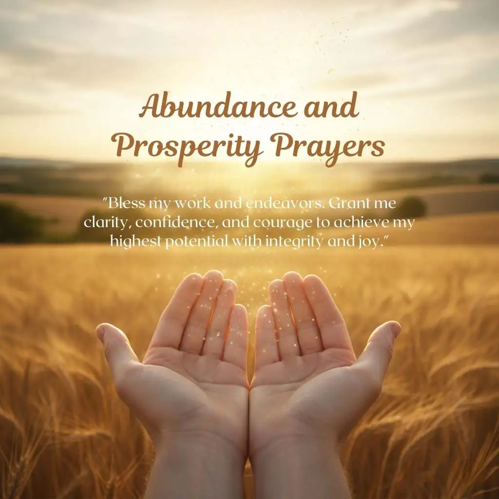 Abundance and Prosperity Prayers