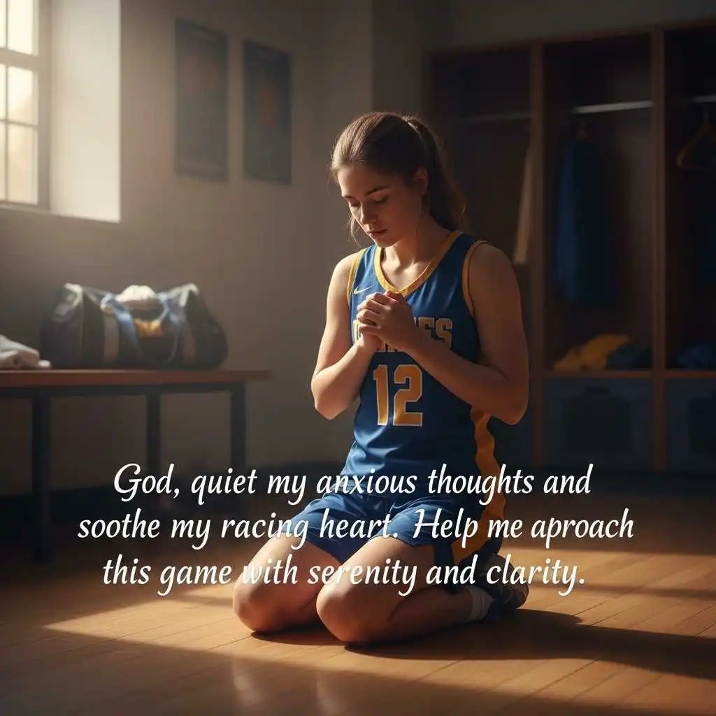 Healing Prayers for Stress and Anxiety Before a Game