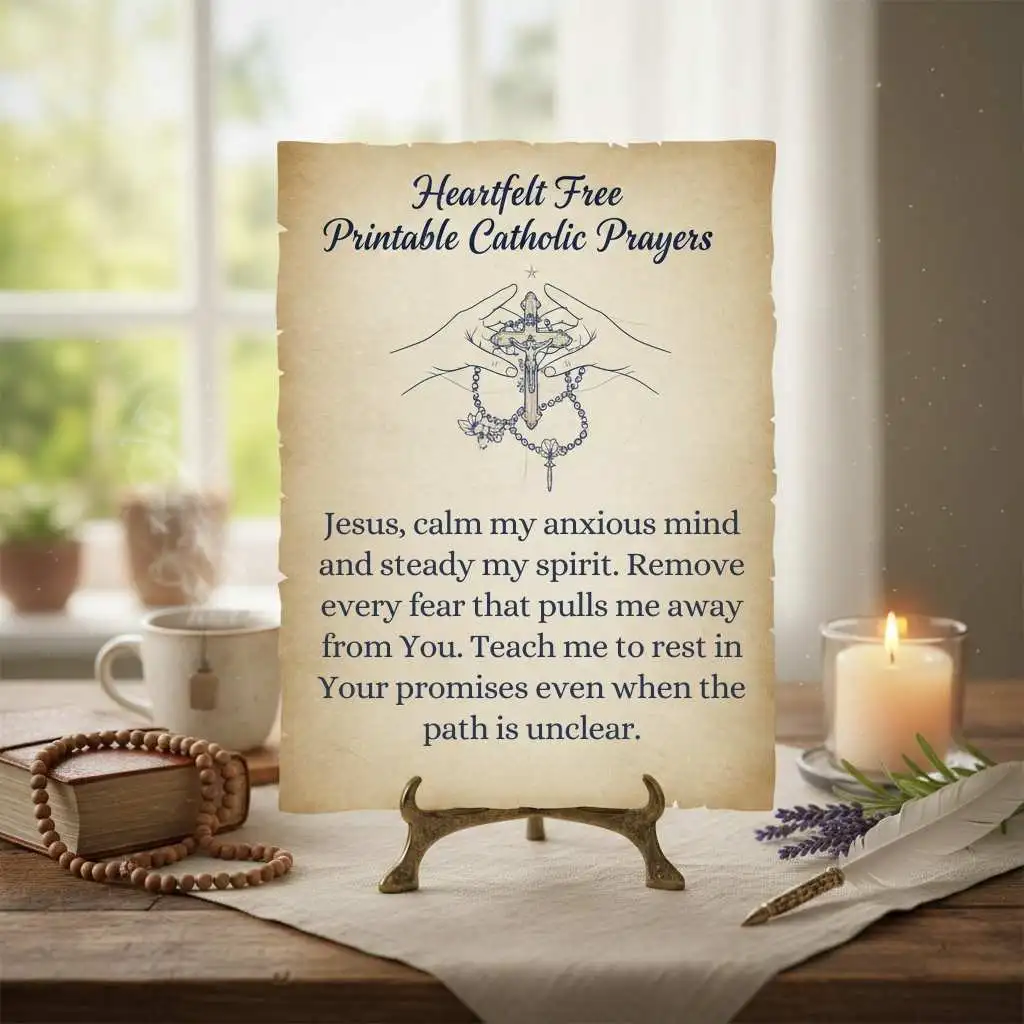 Heartfelt Free Printable Catholic Prayers