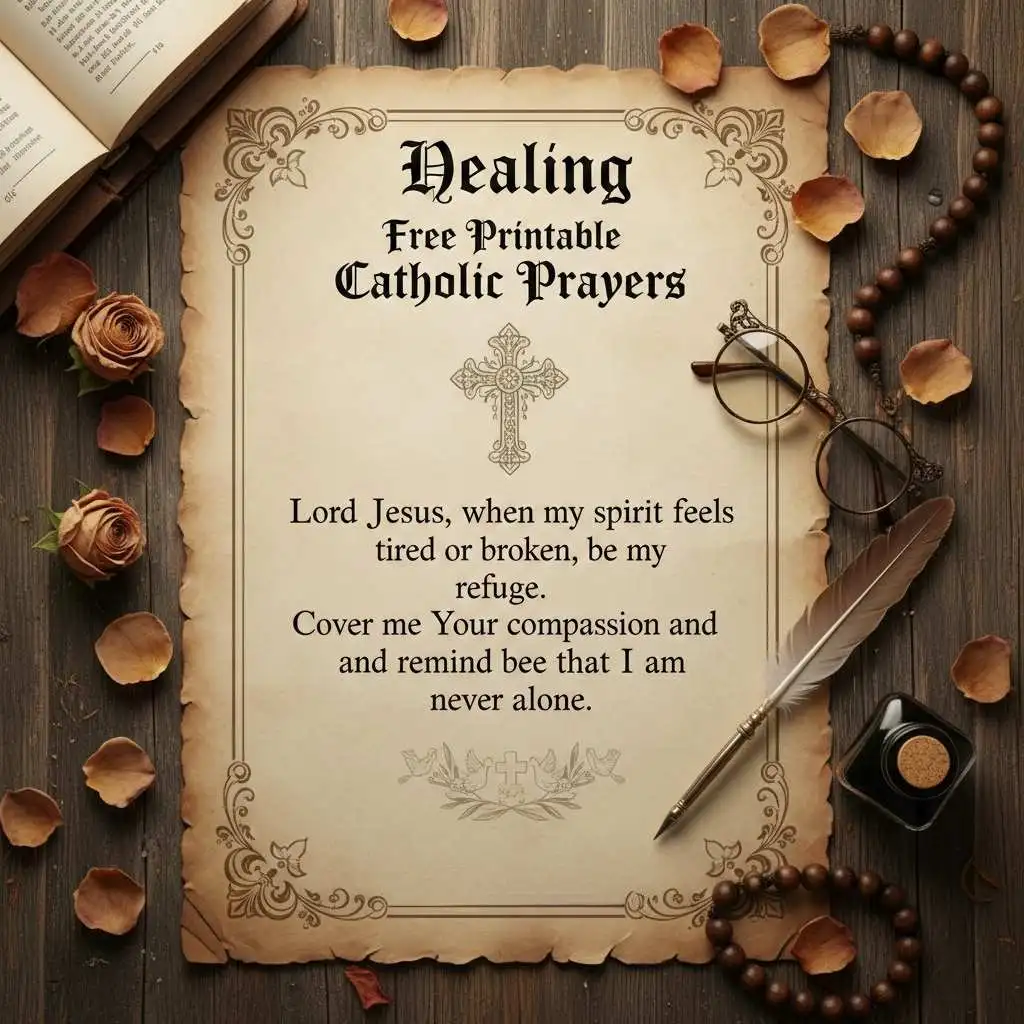 Healing Free Printable Catholic Prayers