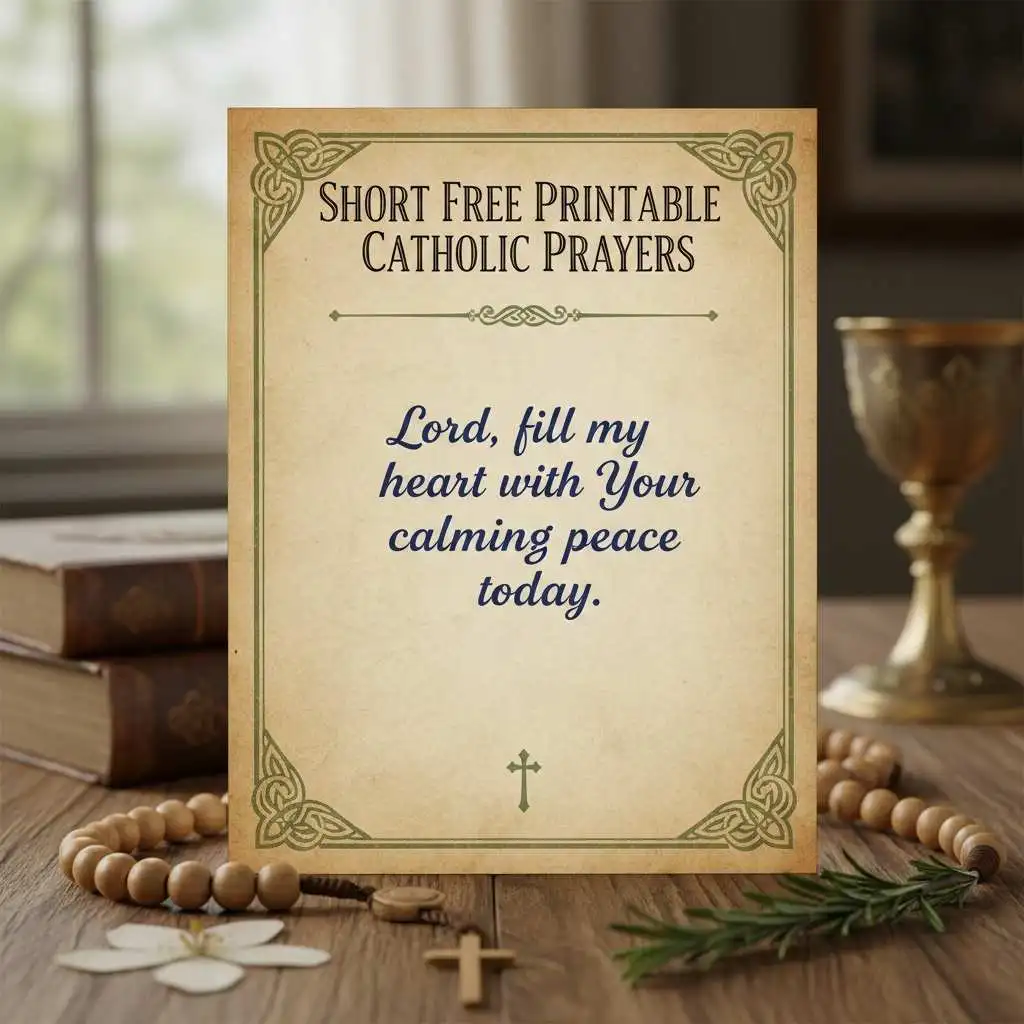 Short Free Printable Catholic Prayers