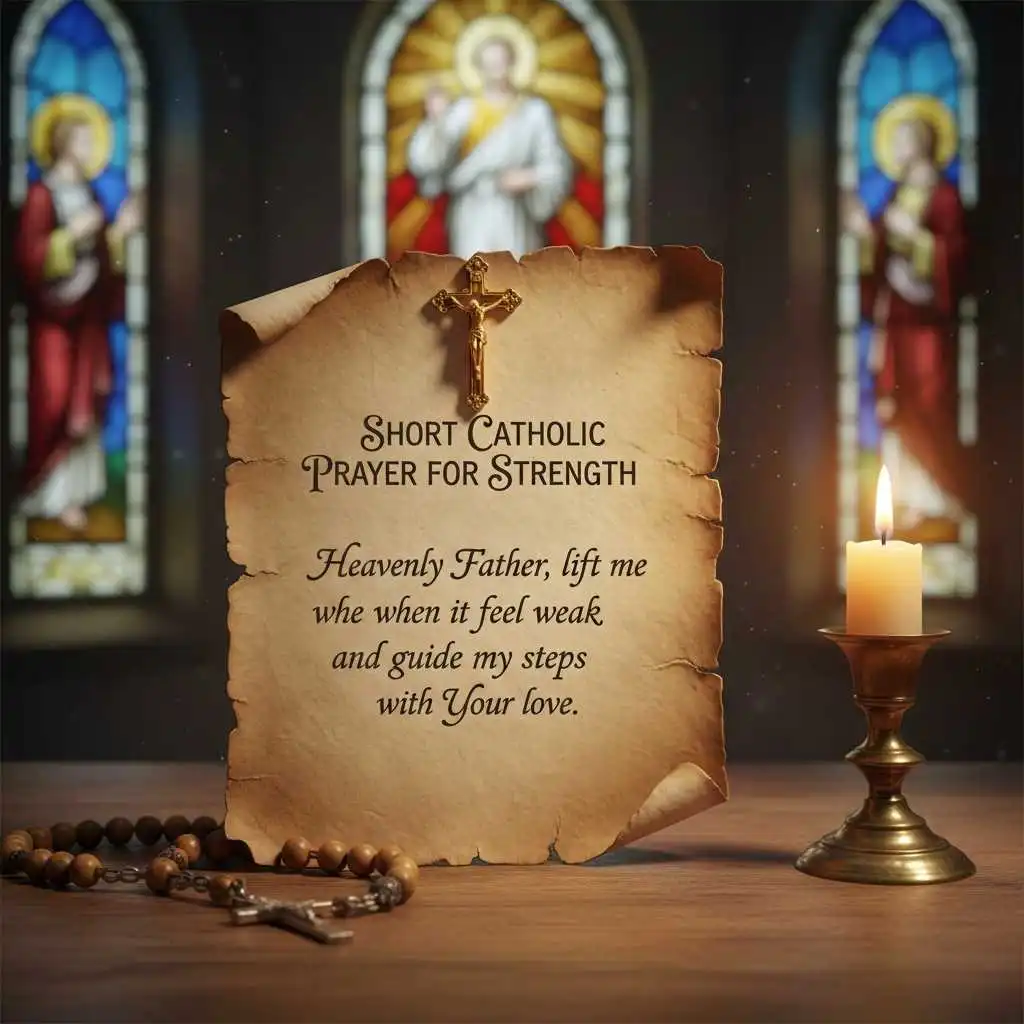 Short Catholic Prayer for Strength