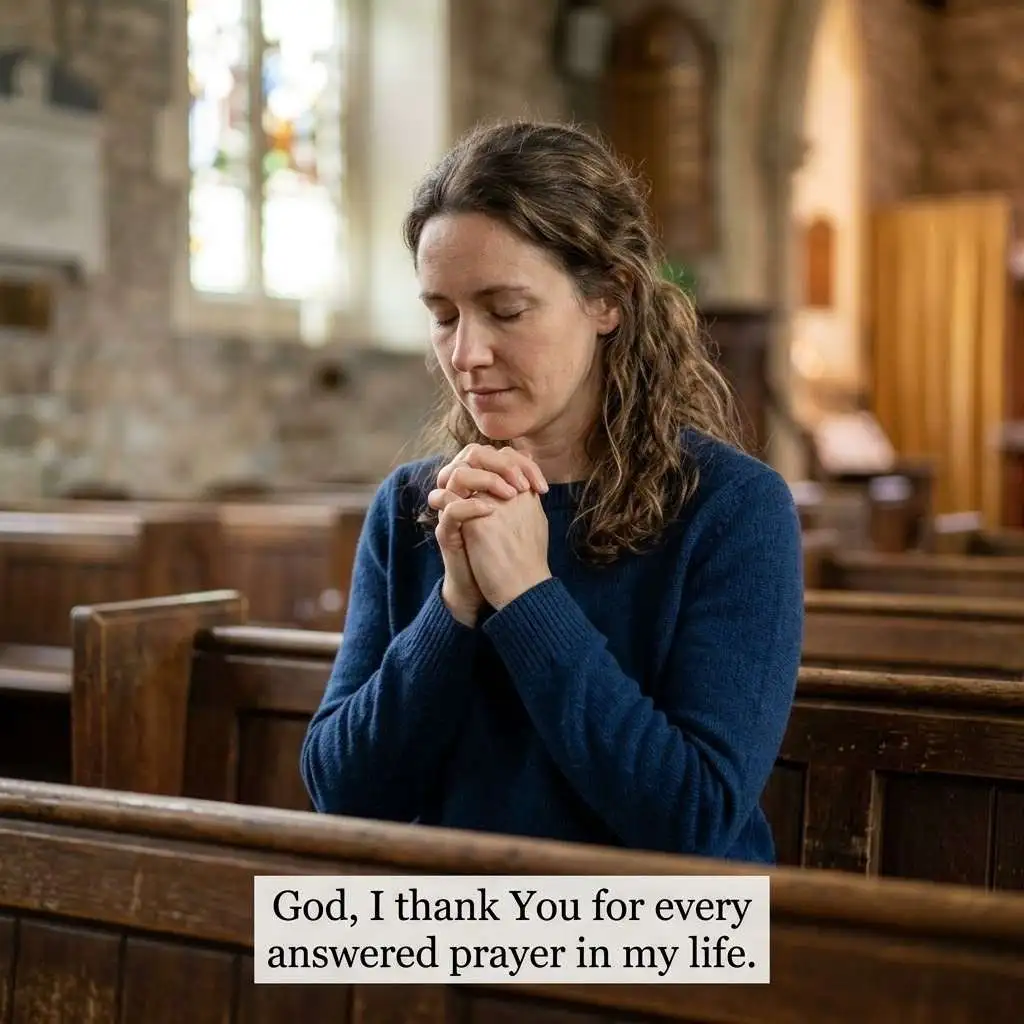 Prayer Thanking God For Answered Prayers