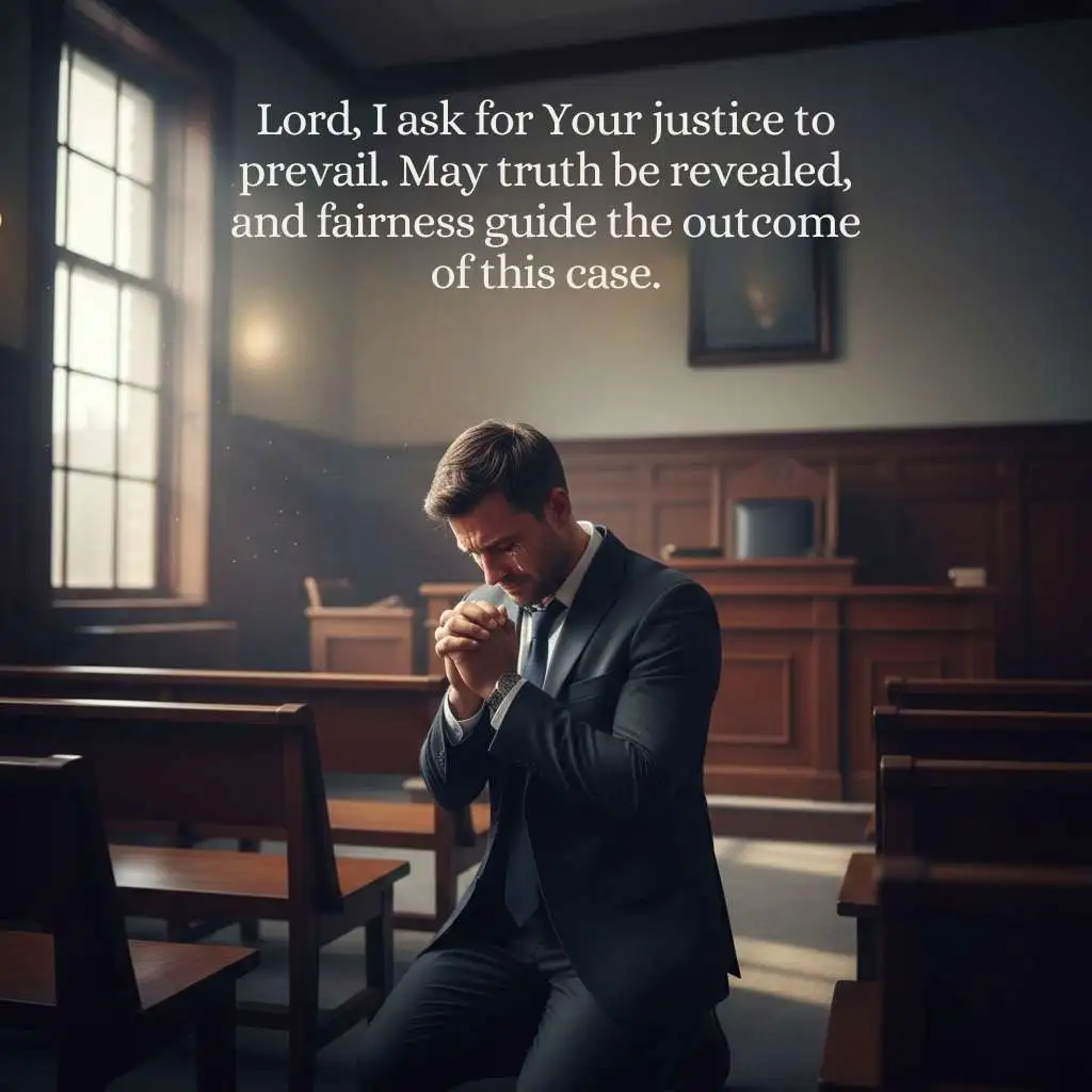 Prayer for Justice in Court Cases