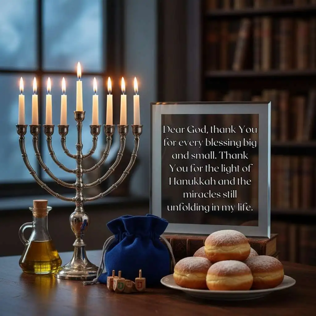 Hanukkah Prayer for Gratitude and Blessings