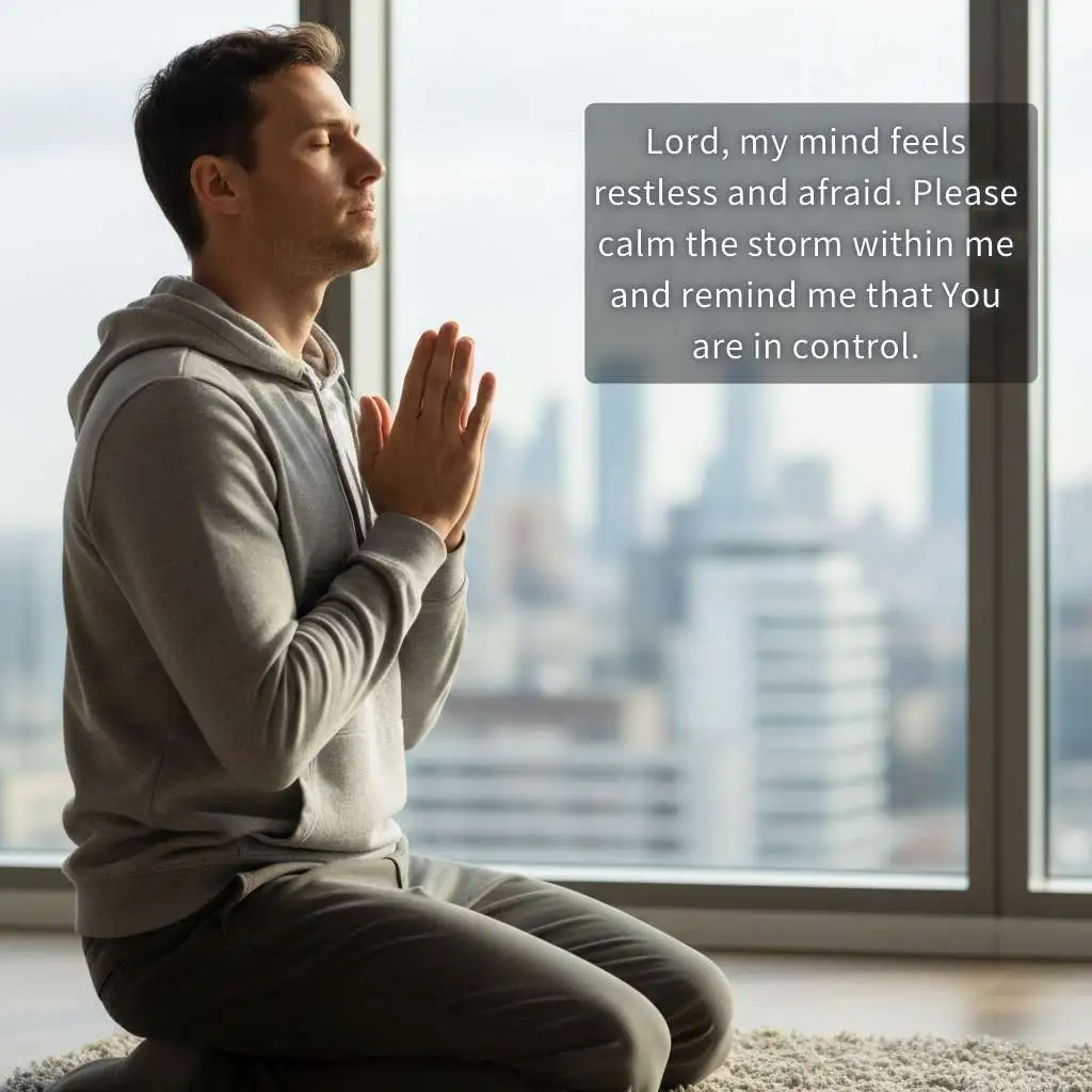 Prayer for Anxiety, Worry and Fear
