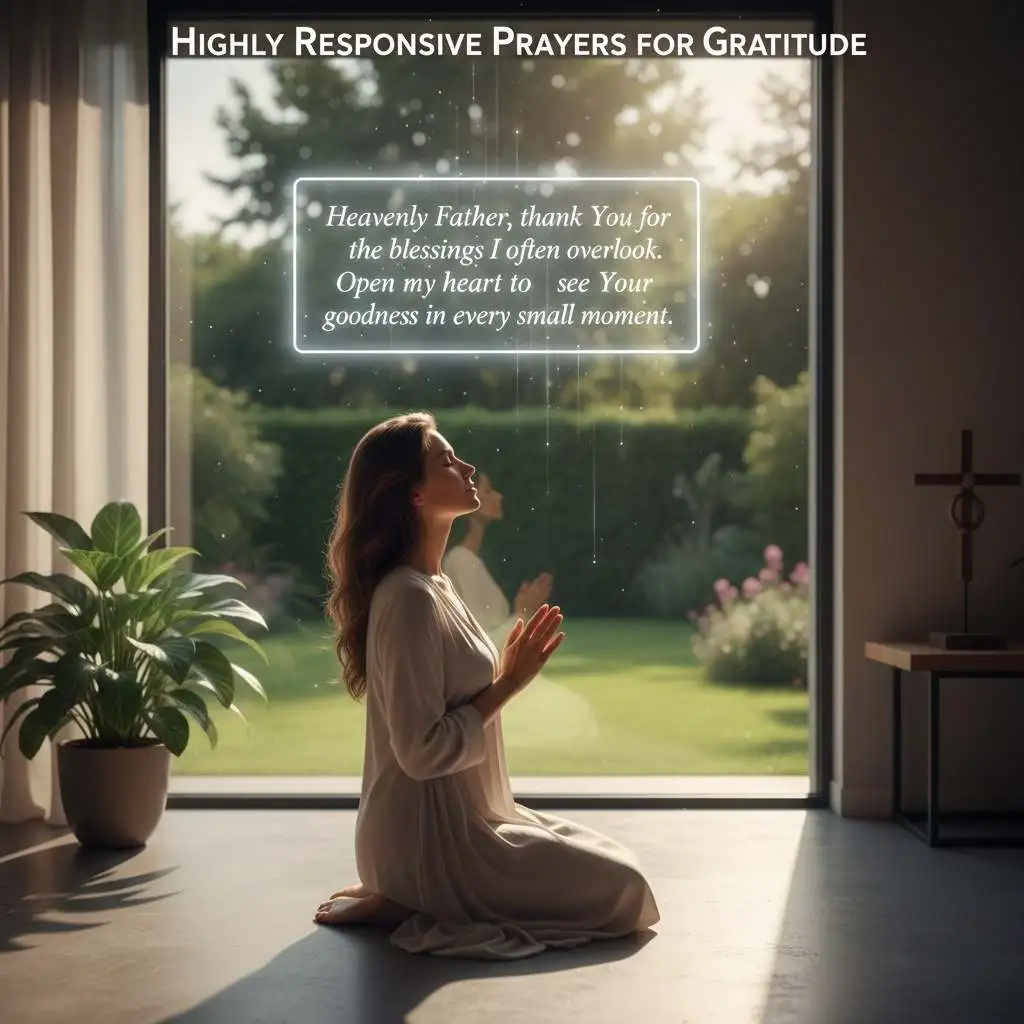 Highly Responsive Prayers for Gratitude