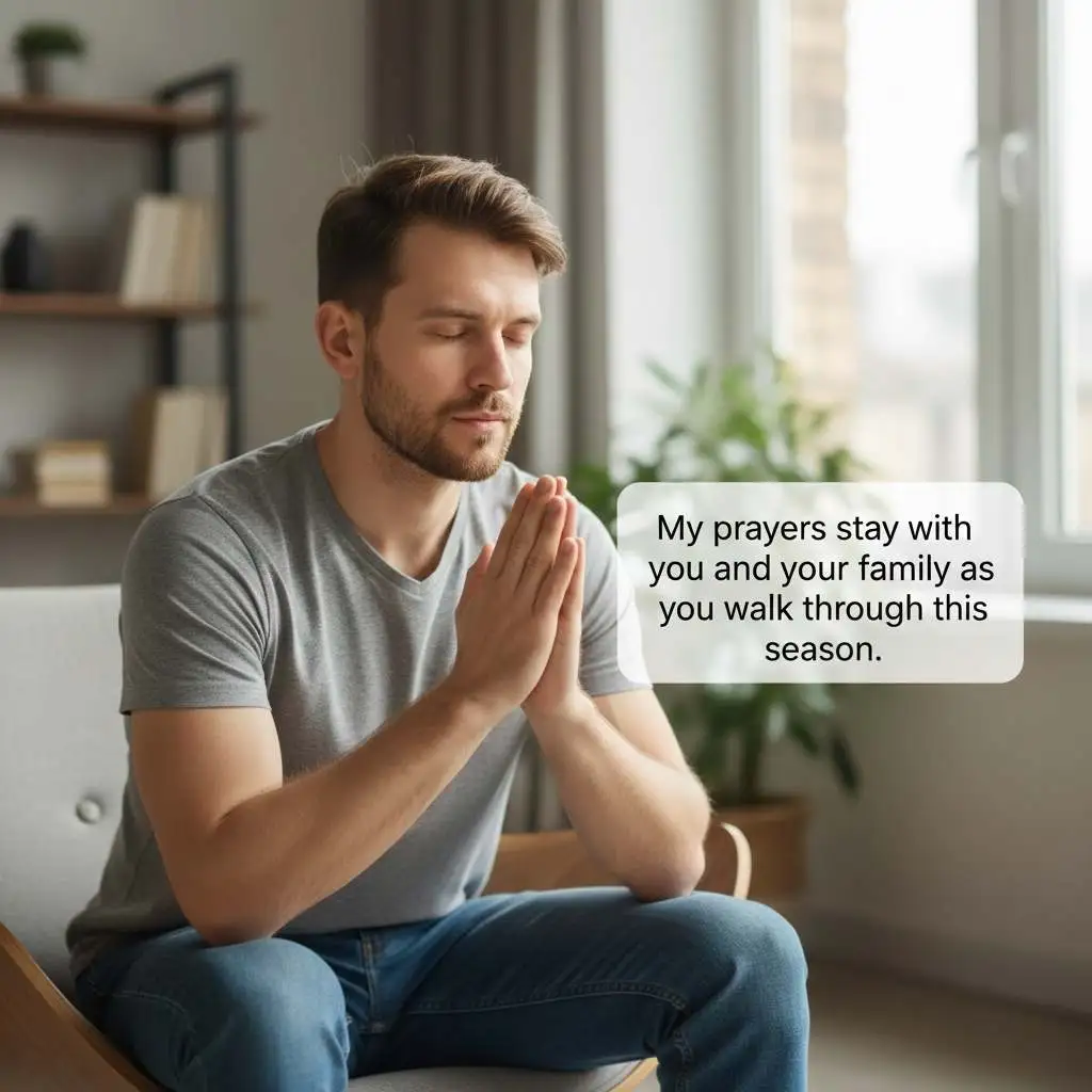 My Prayers Are With You and Your Family