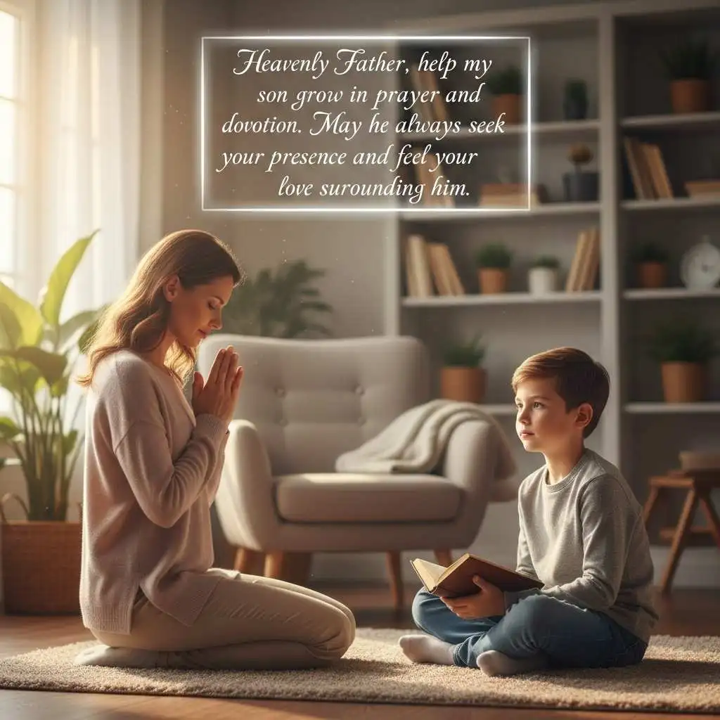 Prayers for Your Son for Spiritual Growth