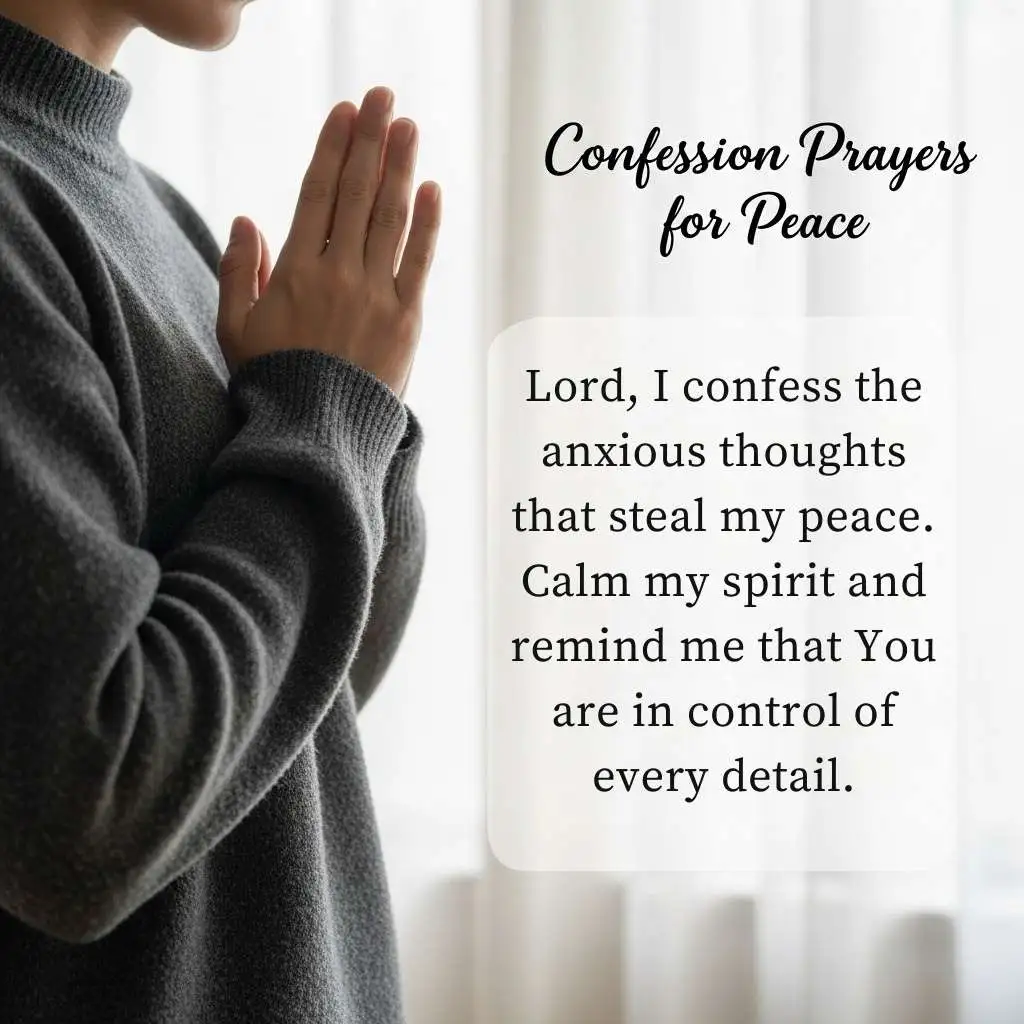 Confession Prayers for Peace