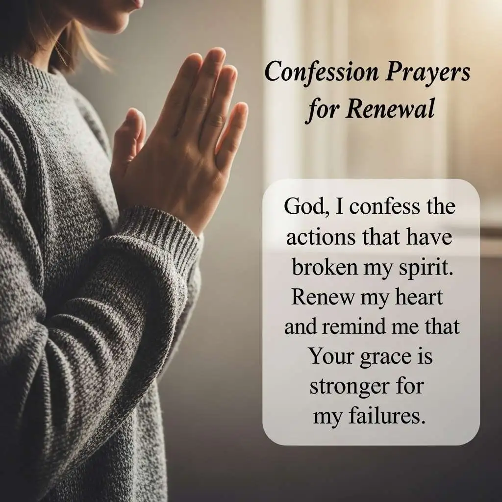Confession Prayers for Renewal