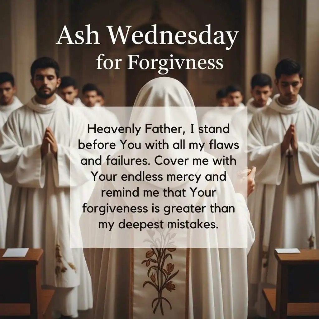 Ash Wednesday prayer for forgiveness