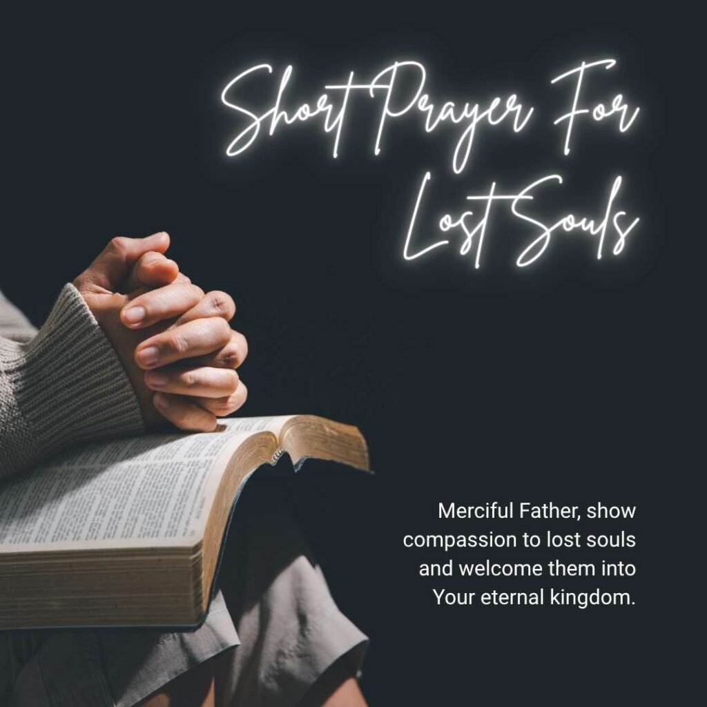 Short Prayer For Lost Souls