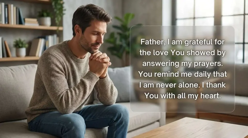 Prayers for Thanking God for Answered Prayers Verses