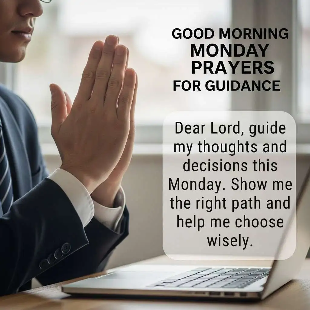Good Morning Monday Prayers for Guidance