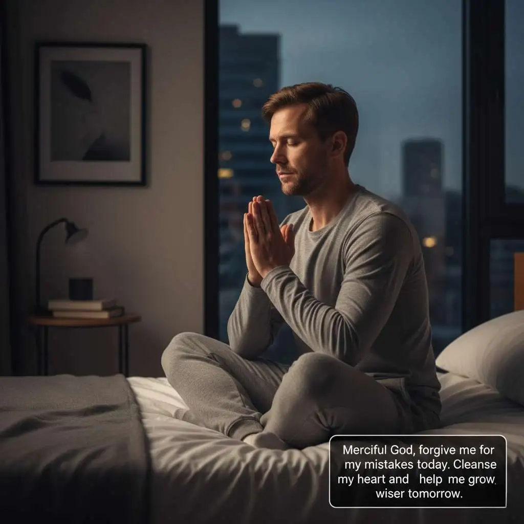 Good Night Prayers for Forgiveness and Gratitude