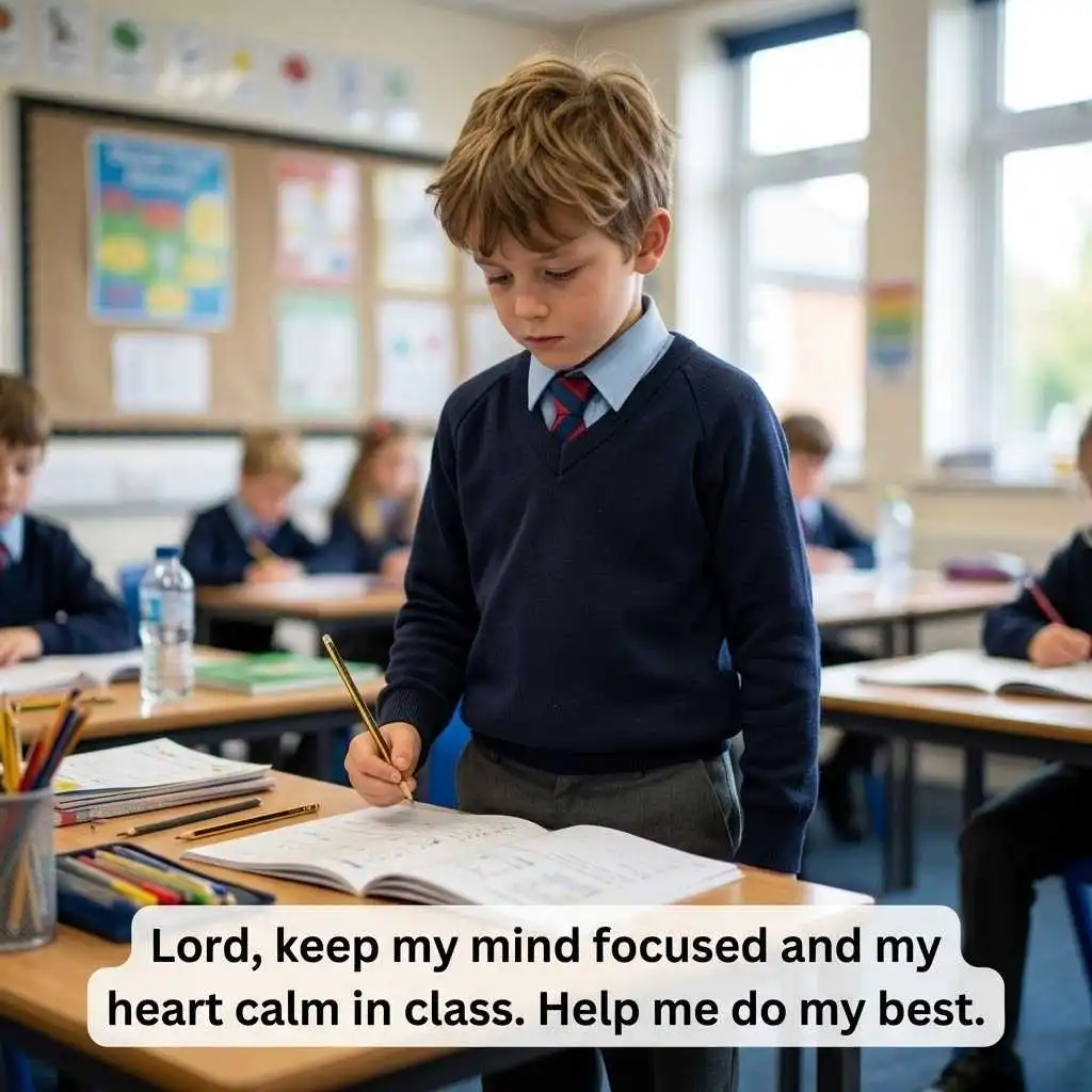 Short Kids Prayers For School Time