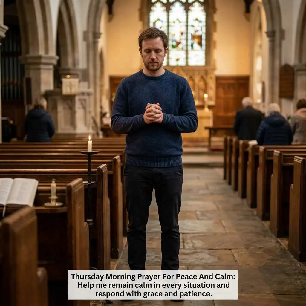 Thursday Morning Prayers For Peace And Calm