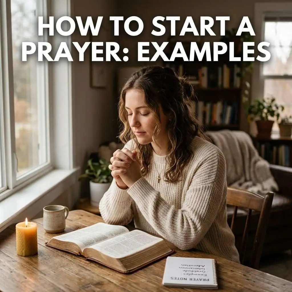 How To Start A Prayer Examples