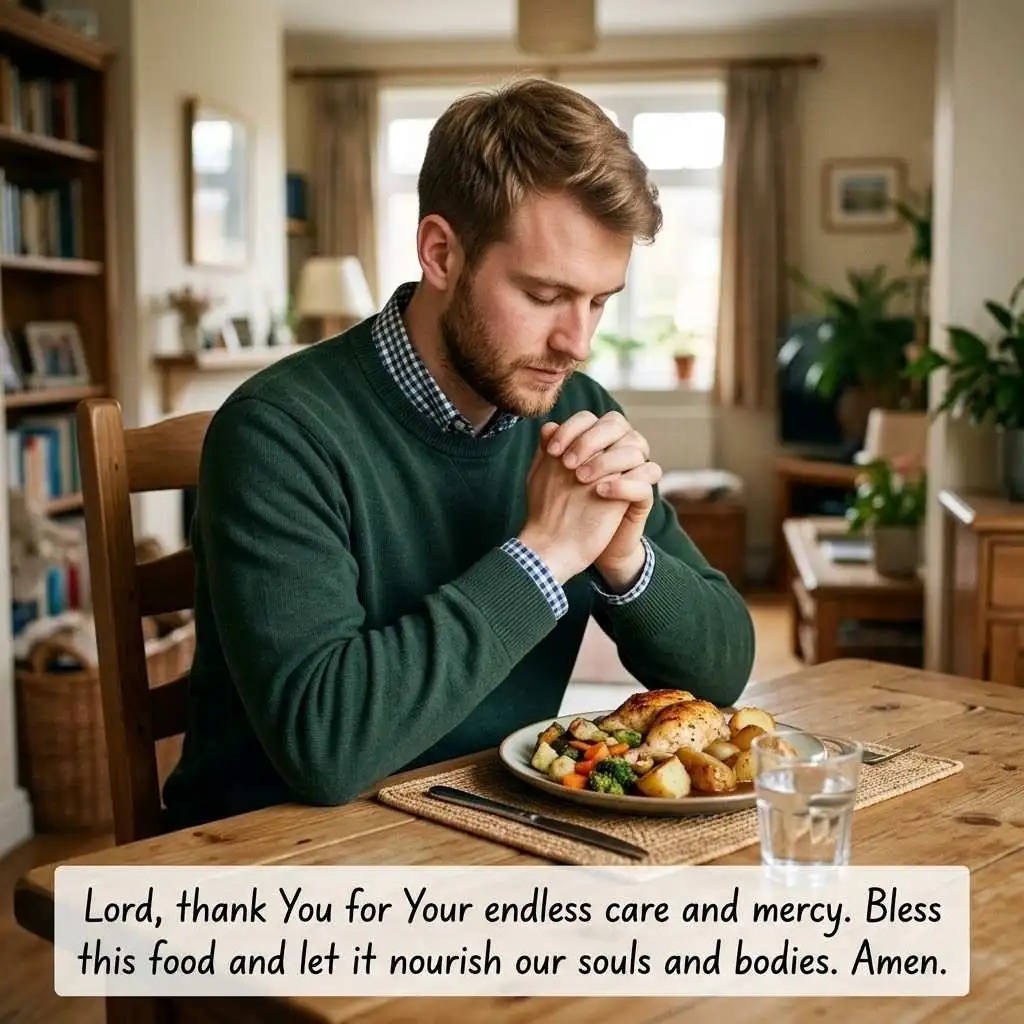 Simple Prayer Before Meal for Gratitude