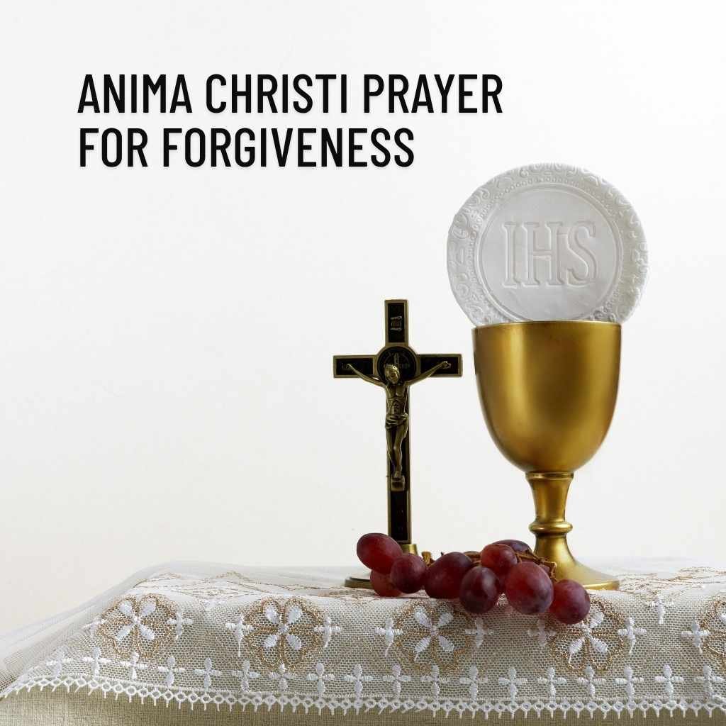 Anima Christi Prayer for Forgiveness