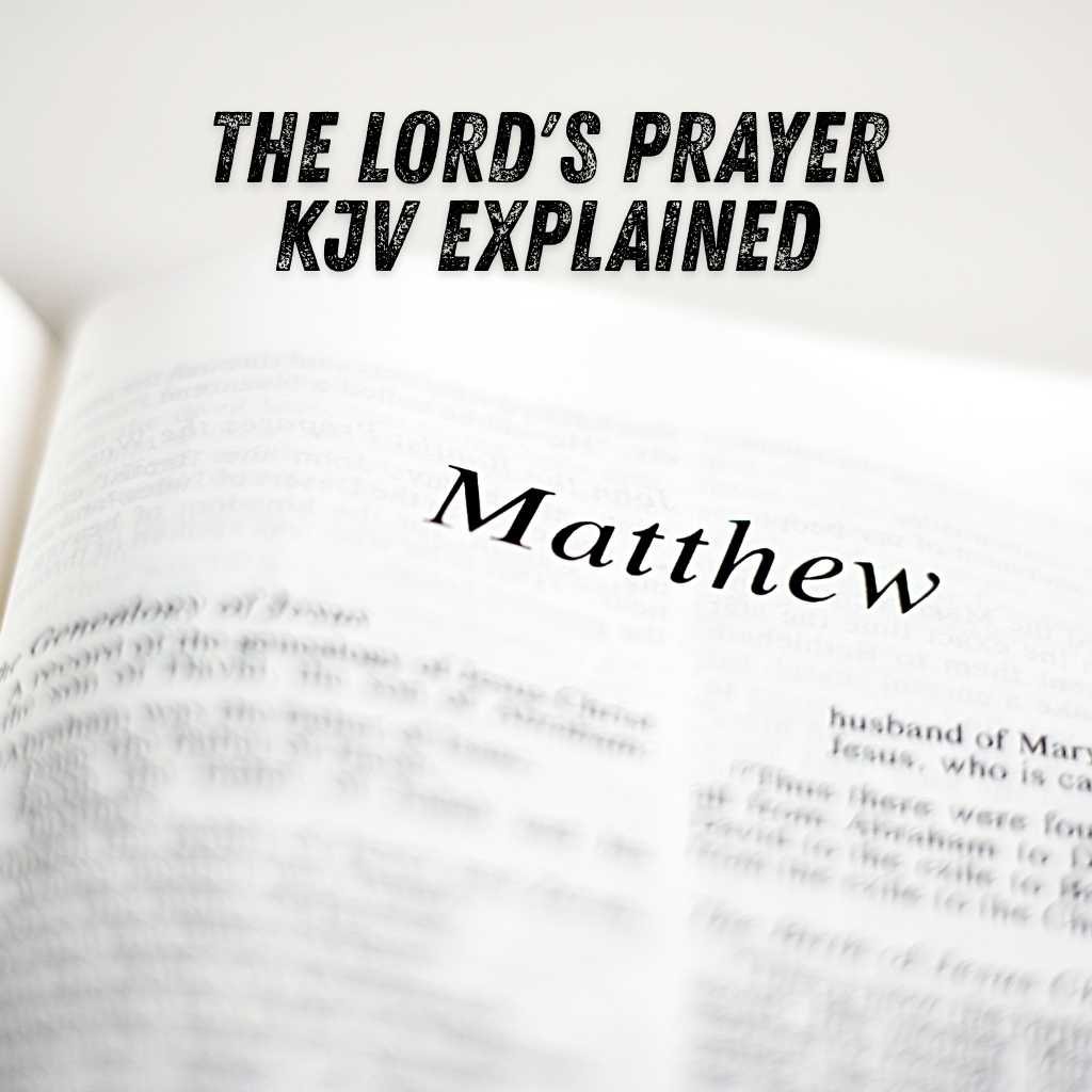 The Lord's Prayer KJV Explained