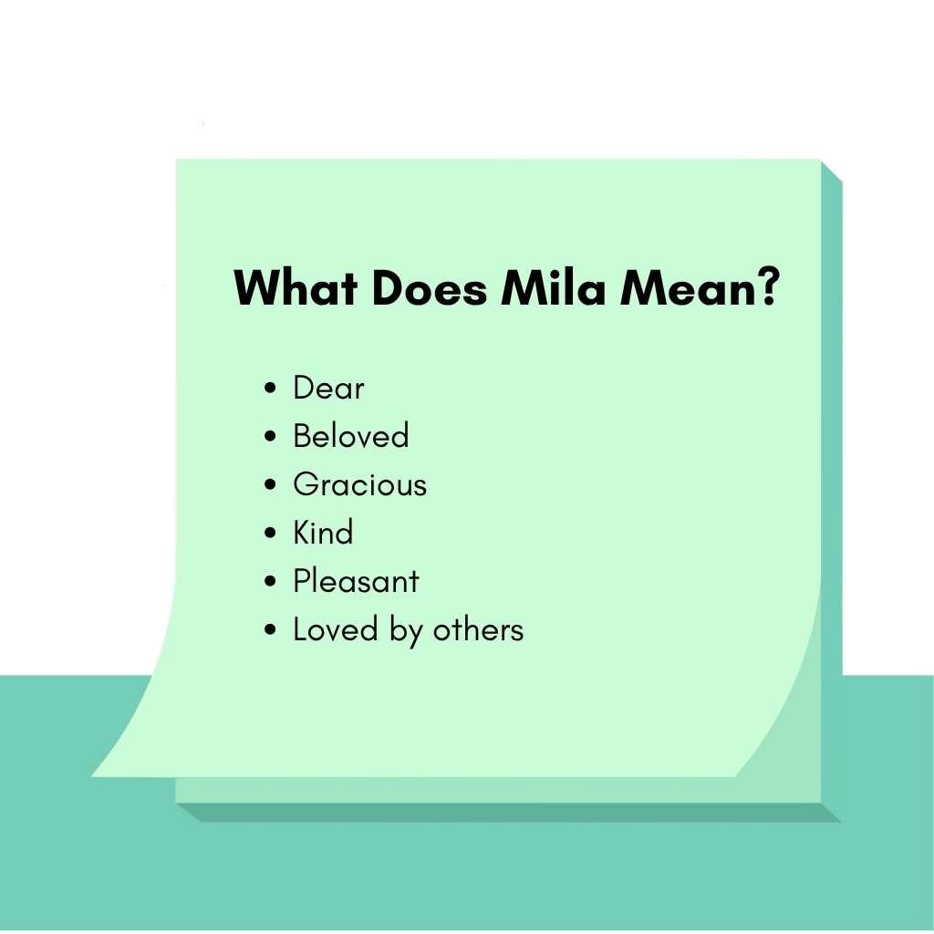 What Does Mila Mean