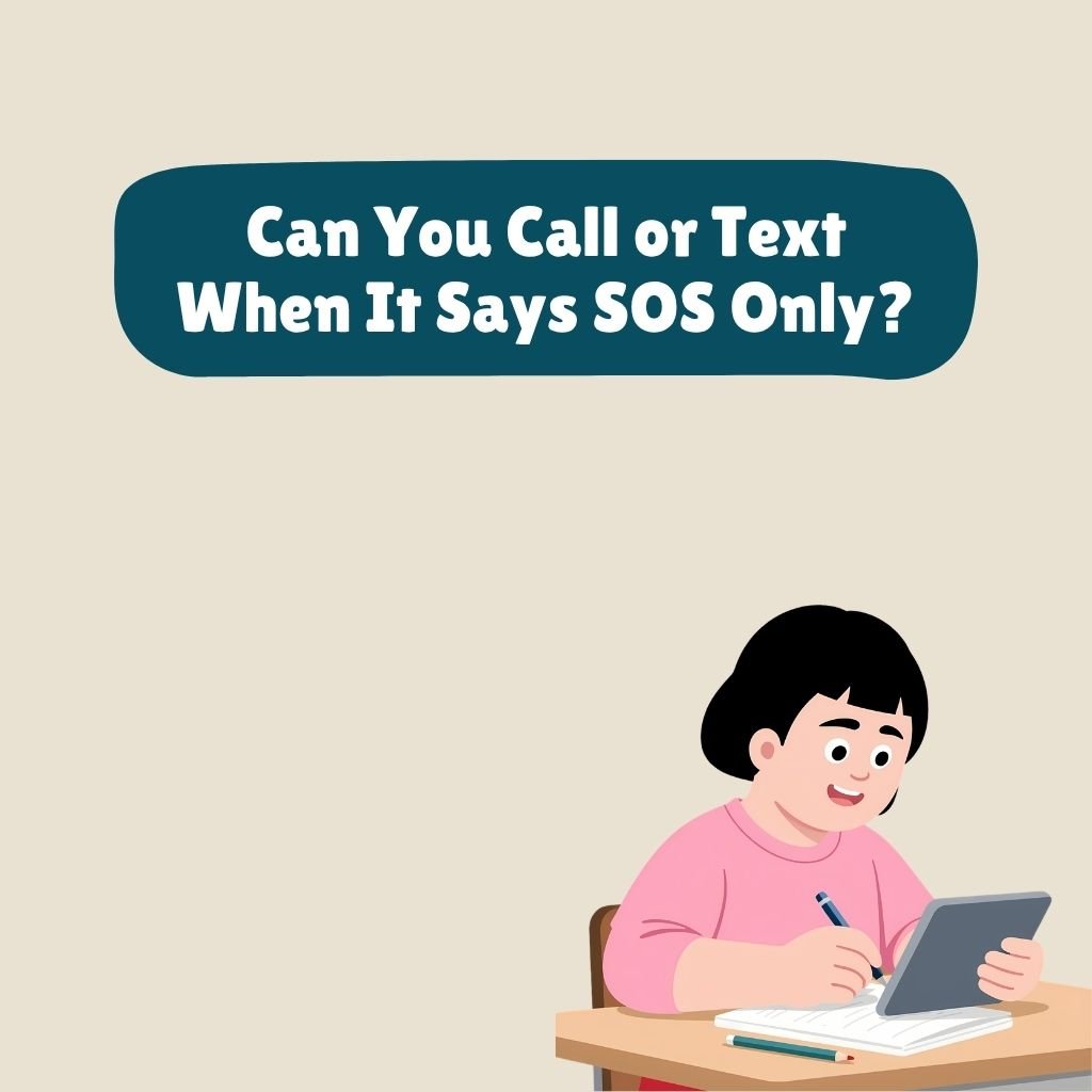 Can You Call or Text When It Says SOS Only