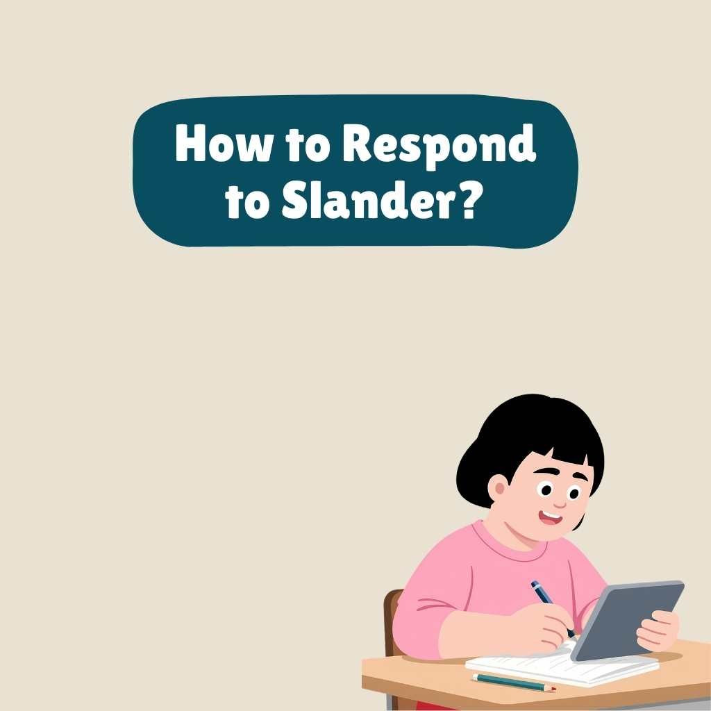 How to Respond to Slander 