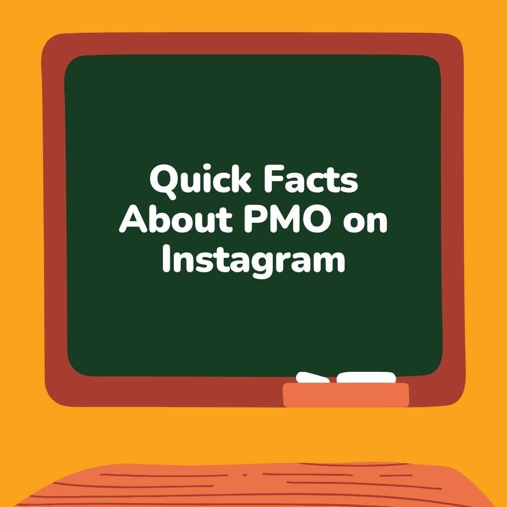 Quick Facts About PMO on Instagram