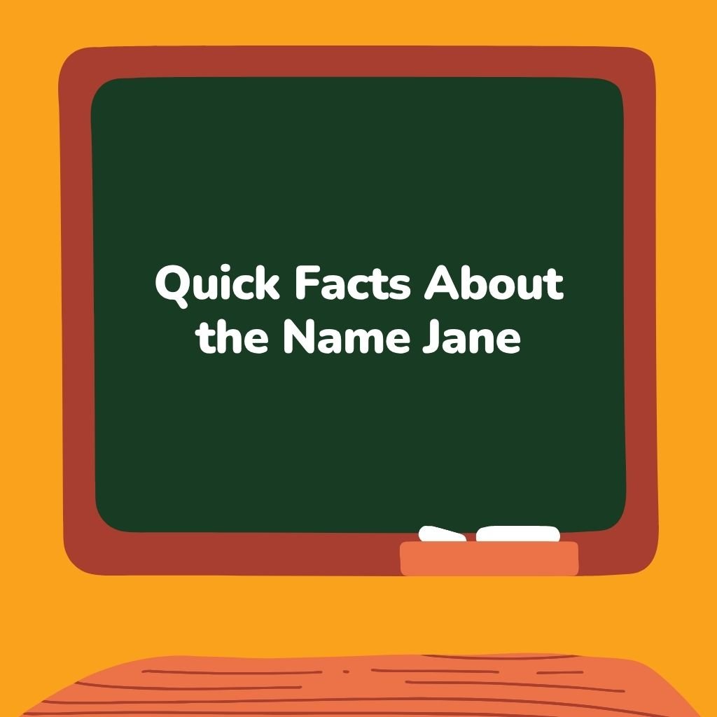 Quick Facts About the Name Jane