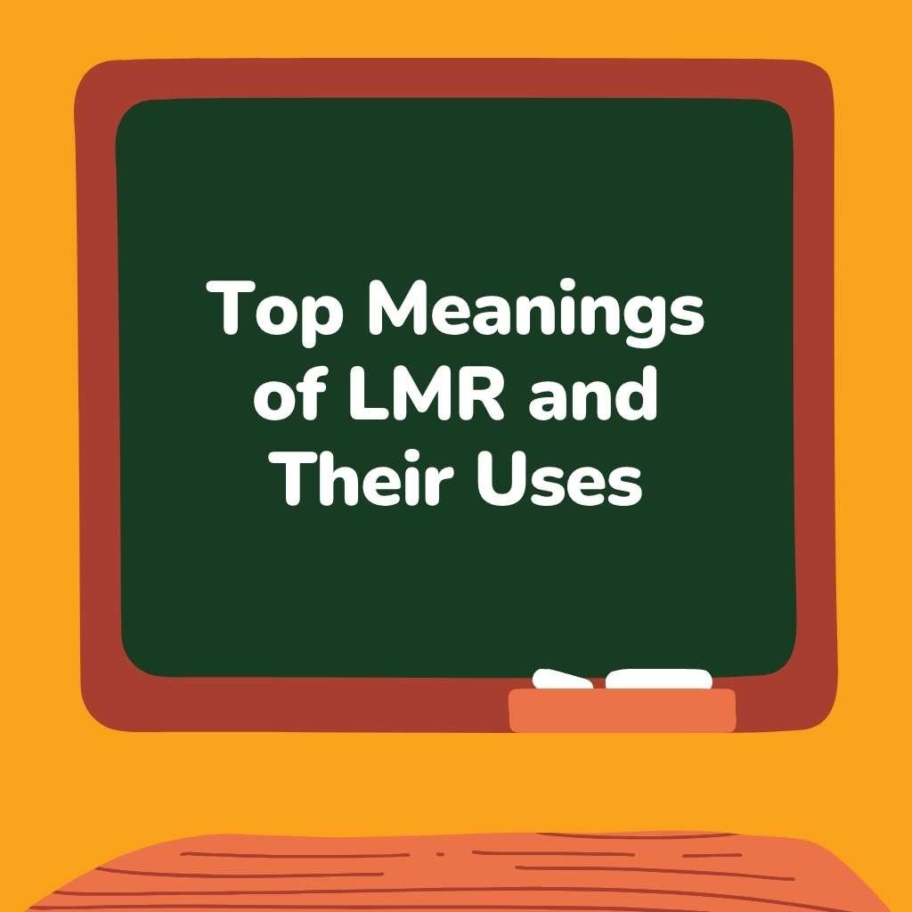 Top Meanings of LMR and Their Uses
