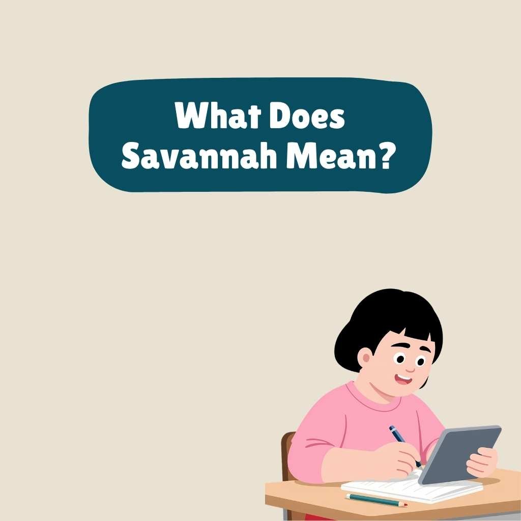 What Does Savannah Mean