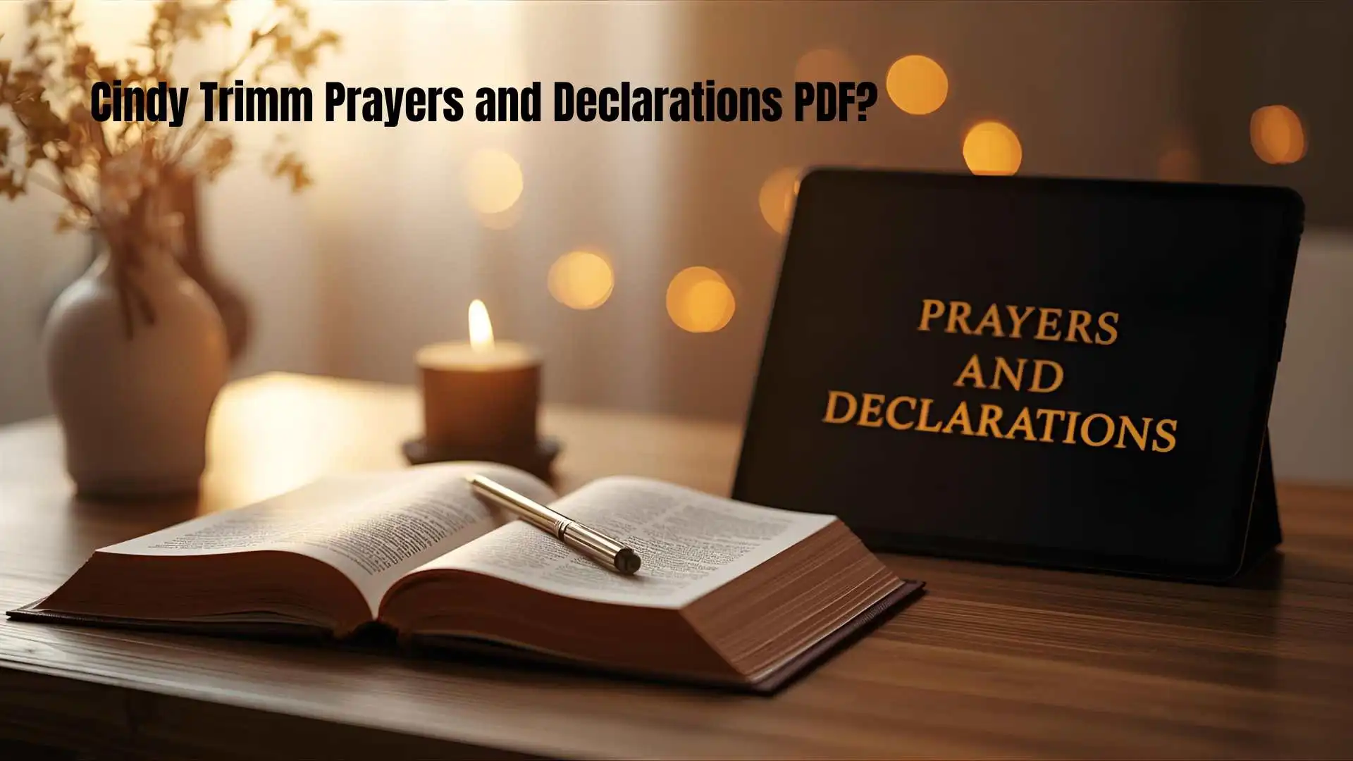 31+ Uplifting Cindy Trimm Prayers and Declarations PDF for Fast Spiritual Growth