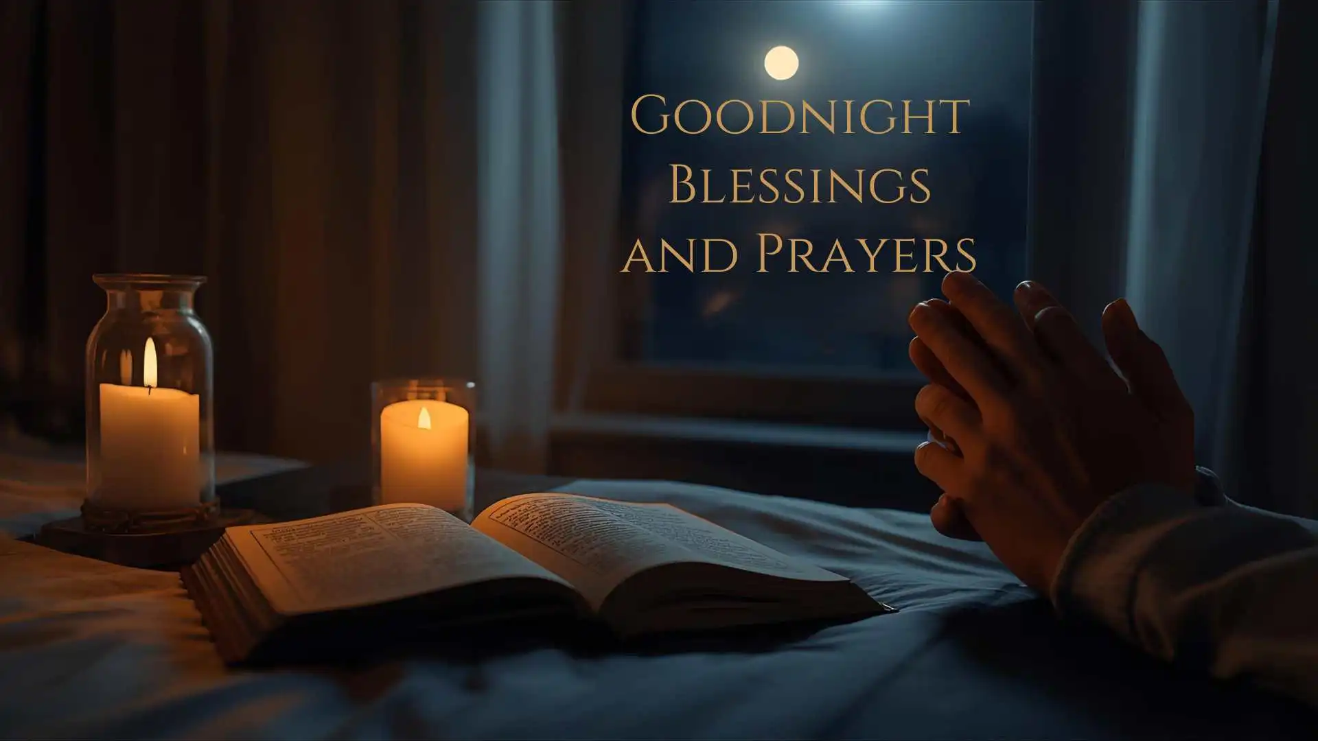 25+ Peaceful Goodnight Blessings and Prayers for Sweet Dreams Tonight