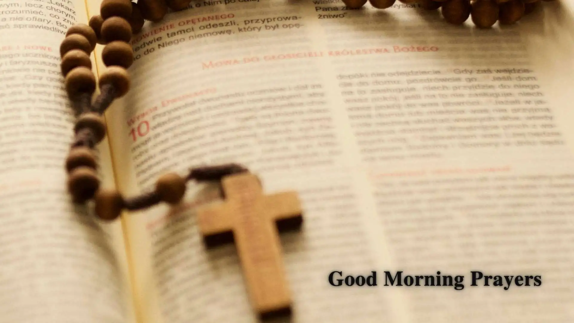 Good Morning Prayers