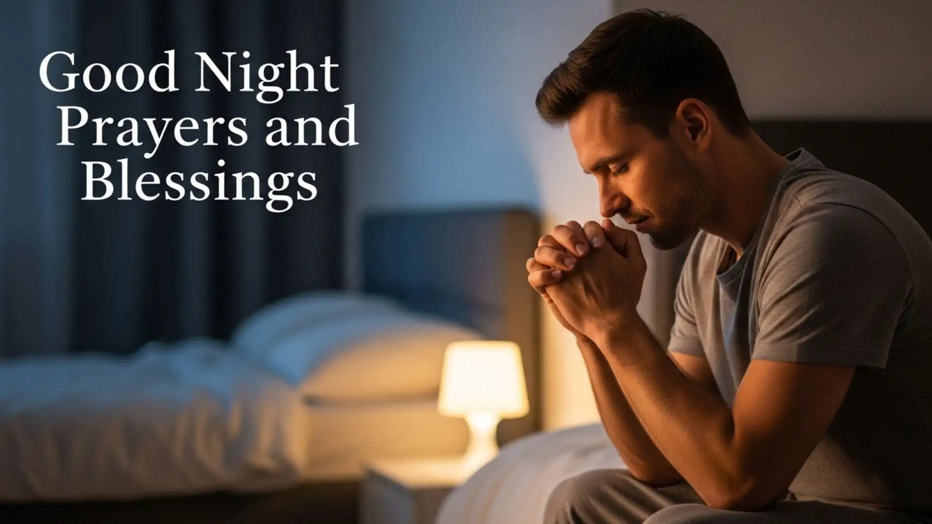 71+ Calming Good Night Prayers and Blessings for Peaceful Sleep and Divine Protection