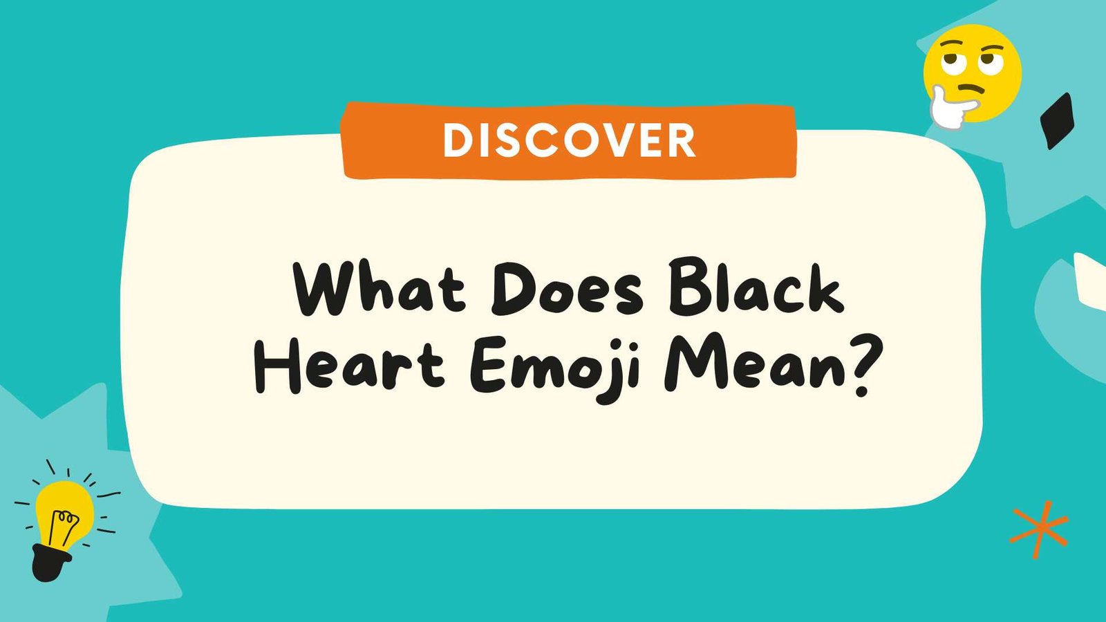 What Does Black Heart Emoji Mean