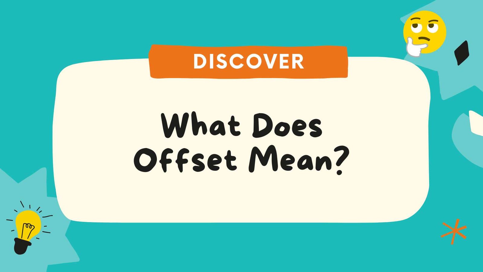 What Does Offset Mean