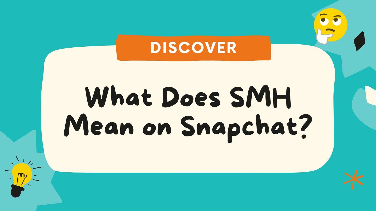 What Does SMH Mean on Snapchat