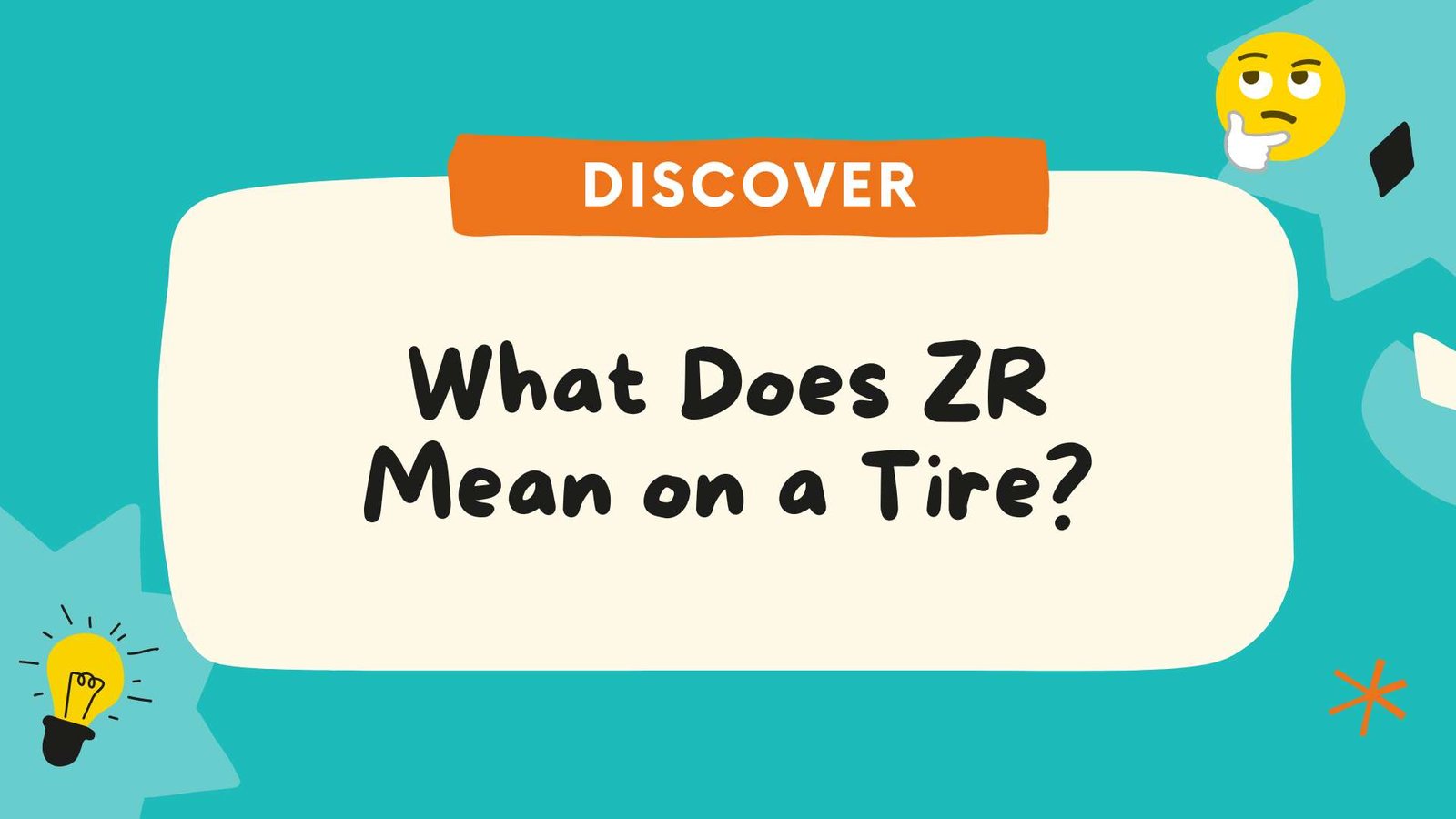 What Does ZR Mean on a Tire