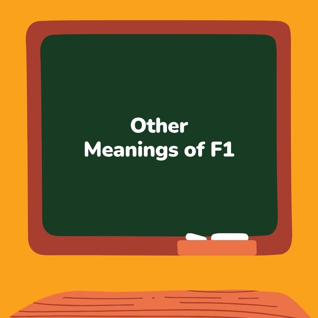 Other Meanings of F1